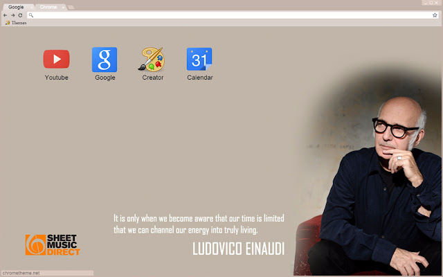 Ludovico Einaudi by Sheet Music Direct  from Chrome web store to be run with OffiDocs Chromium online