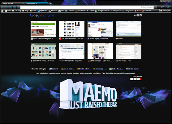 Maemo 5  from Chrome web store to be run with OffiDocs Chromium online