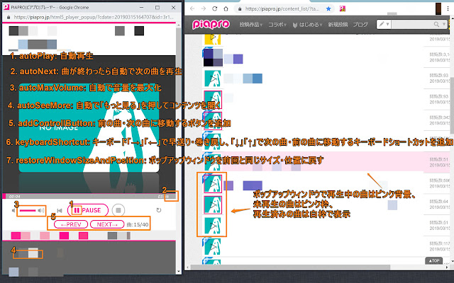 Magical Action for Piapro  from Chrome web store to be run with OffiDocs Chromium online