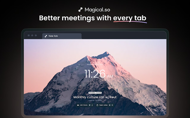 Magical: Time Operating System  from Chrome web store to be run with OffiDocs Chromium online