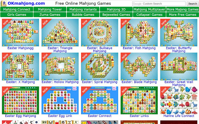 Mahjong Games  from Chrome web store to be run with OffiDocs Chromium online