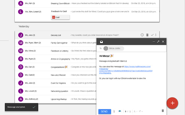 Mail 3.0  from Chrome web store to be run with OffiDocs Chromium online