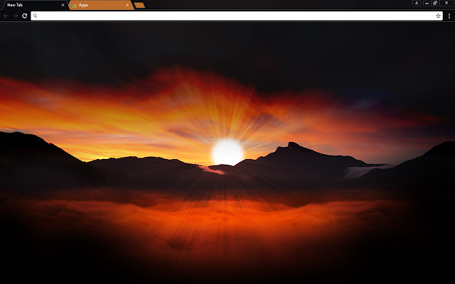 Majestic Sunset  from Chrome web store to be run with OffiDocs Chromium online