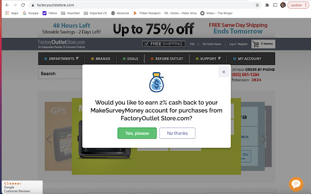 MakeSurveyMoney  from Chrome web store to be run with OffiDocs Chromium online