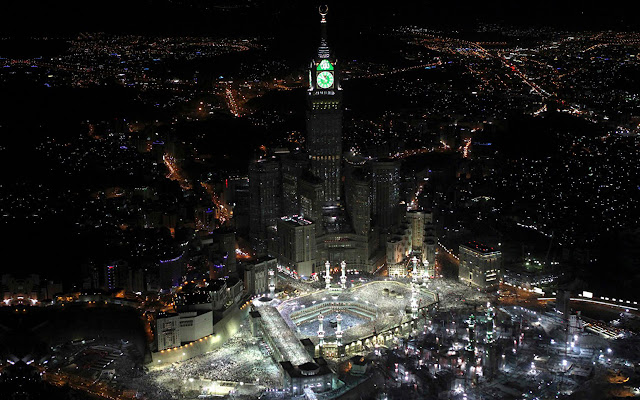 Makkah Clock Tower ze sklepu internetowego Chrome do uruchomienia z OffiDocs Chromium online