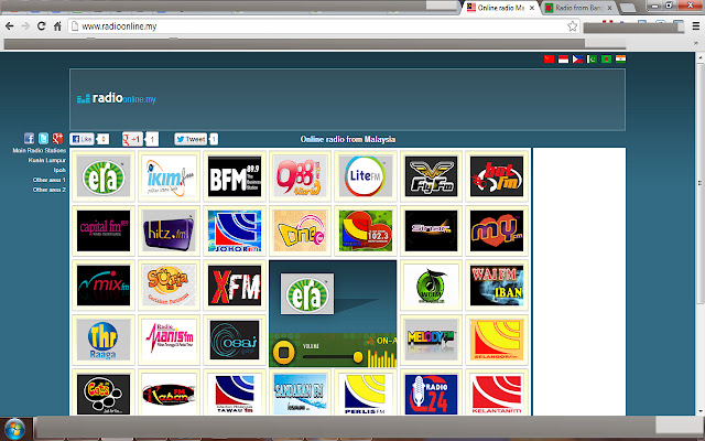 Malaysian radio stations  from Chrome web store to be run with OffiDocs Chromium online