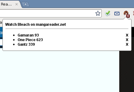 Manga Notifier  from Chrome web store to be run with OffiDocs Chromium online