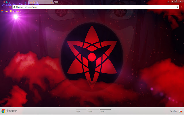 Mangekyou Sharingan Naruto  from Chrome web store to be run with OffiDocs Chromium online