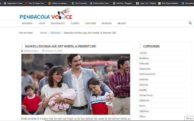 Manuela Escobar Net Worth de Chrome web store se ejecutará con OffiDocs Chromium en línea