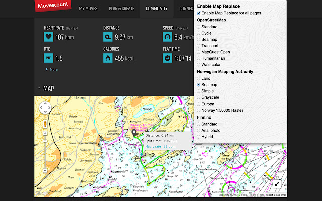 Map Replace de la boutique en ligne Chrome à exécuter avec OffiDocs Chromium en ligne