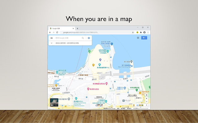 Map to Map HK  from Chrome web store to be run with OffiDocs Chromium online