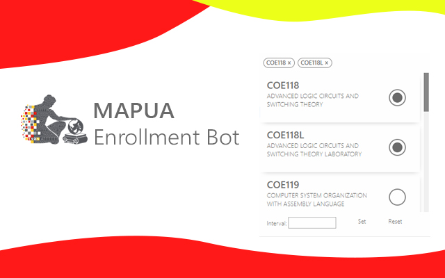 Mapua Enrollment Bot  from Chrome web store to be run with OffiDocs Chromium online