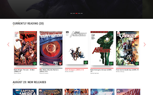 Marvel Unlimited Verbeterd vanuit de Chrome-webwinkel voor gebruik met OffiDocs Chromium online