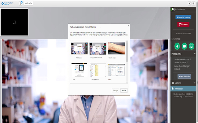 MasterMedical™ Screen Sharing  from Chrome web store to be run with OffiDocs Chromium online