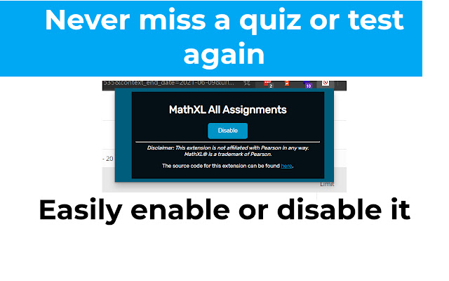 MathXL Select All Assignments  from Chrome web store to be run with OffiDocs Chromium online