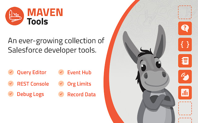 Maven Tools for Salesforce  from Chrome web store to be run with OffiDocs Chromium online