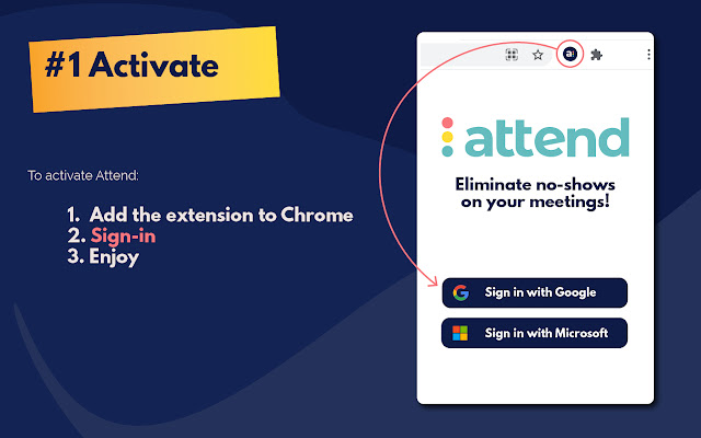 Meetinch Attend  from Chrome web store to be run with OffiDocs Chromium online