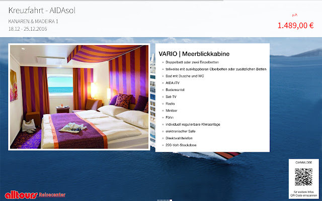 meinereisedaten TV  from Chrome web store to be run with OffiDocs Chromium online