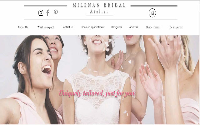 Melinas Bridal Boutique  from Chrome web store to be run with OffiDocs Chromium online