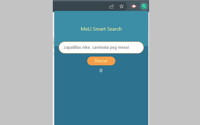 MeLi Smart Search  from Chrome web store to be run with OffiDocs Chromium online