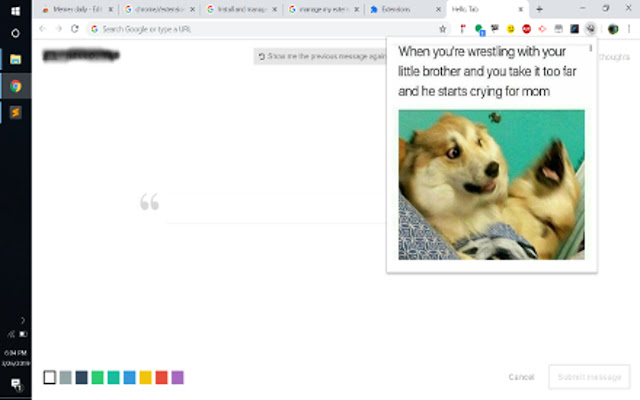 Memes daily  from Chrome web store to be run with OffiDocs Chromium online