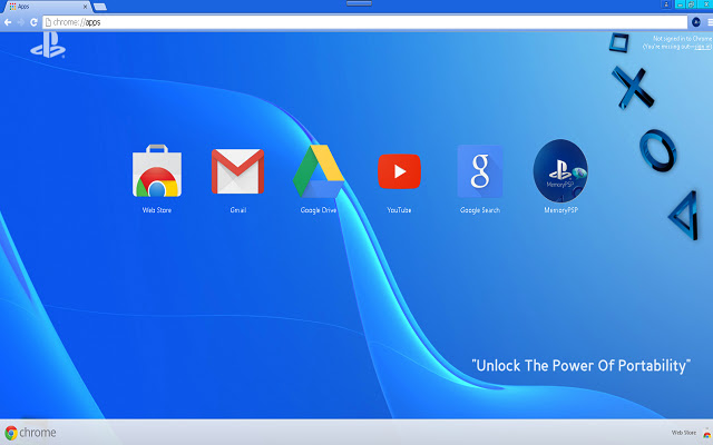 MemoryPSP Theme  from Chrome web store to be run with OffiDocs Chromium online