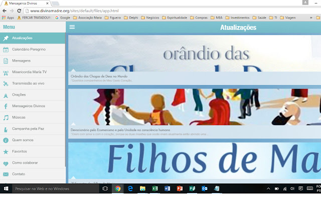 Mensageiros Divinos  from Chrome web store to be run with OffiDocs Chromium online