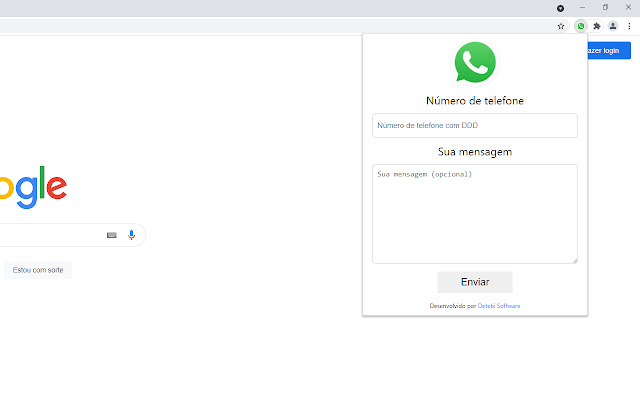 Mensagem direta no WhatsApp Web  from Chrome web store to be run with OffiDocs Chromium online