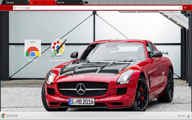 Mercedez Benz Super Sports Car aus dem Chrome-Webshop wird mit OffiDocs Chromium online betrieben