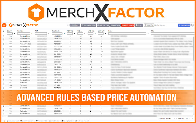 Merch X Factor  from Chrome web store to be run with OffiDocs Chromium online