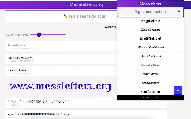 MessLetters  from Chrome web store to be run with OffiDocs Chromium online