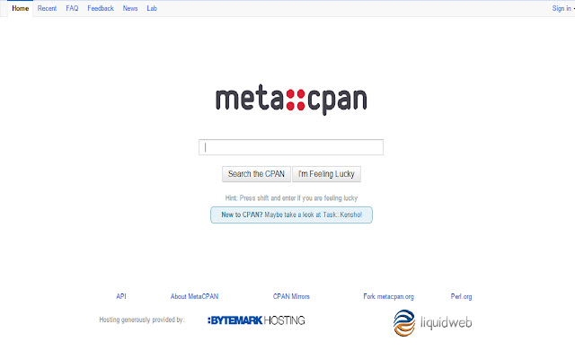 Meta CPAN redirect  from Chrome web store to be run with OffiDocs Chromium online