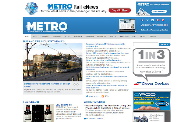 METRO Magazine  from Chrome web store to be run with OffiDocs Chromium online