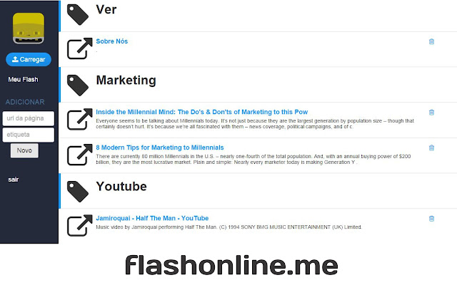 Meu Flash Online  from Chrome web store to be run with OffiDocs Chromium online