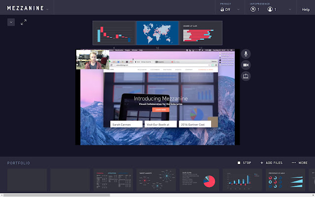 Mezz In Screenshare  from Chrome web store to be run with OffiDocs Chromium online