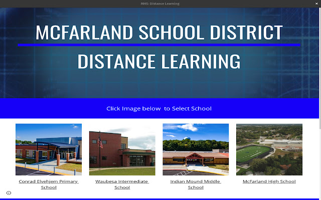 MHS: Distance Learning  from Chrome web store to be run with OffiDocs Chromium online