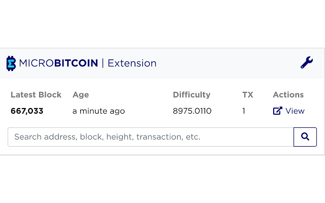 MicroBitcoin (MBC) Tools  from Chrome web store to be run with OffiDocs Chromium online