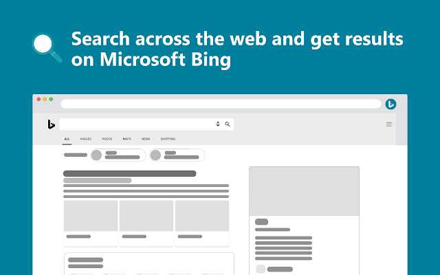 Microsoft Bing Quick Search  from Chrome web store to be run with OffiDocs Chromium online