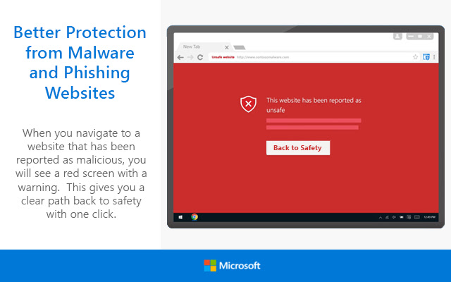 Microsoft Defender Browser Protection  from Chrome web store to be run with OffiDocs Chromium online