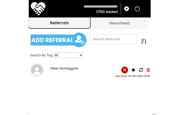 Mighty Referrals  from Chrome web store to be run with OffiDocs Chromium online