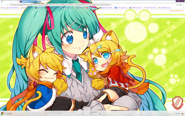 Miku And Friends 02 1366x768  from Chrome web store to be run with OffiDocs Chromium online