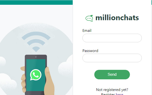 Millionchats  from Chrome web store to be run with OffiDocs Chromium online