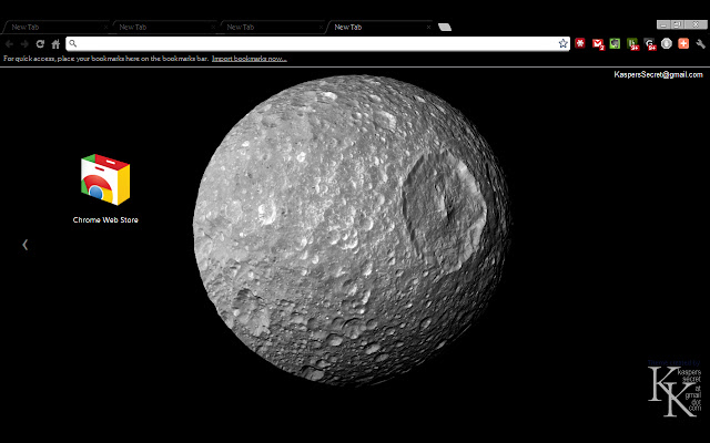 Mimas, Moon of Saturn  from Chrome web store to be run with OffiDocs Chromium online