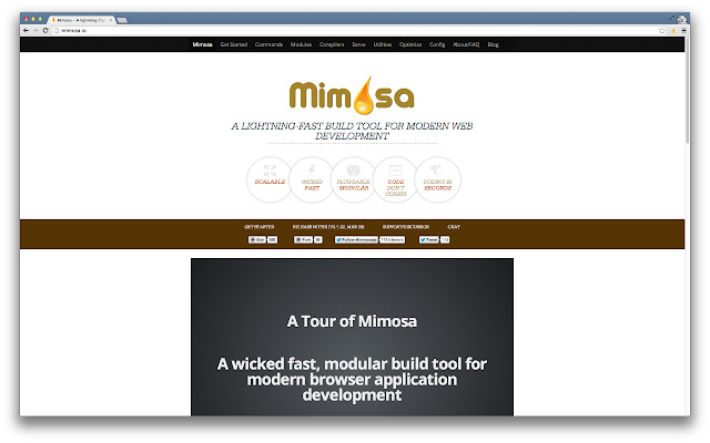 mimosa livereload  from Chrome web store to be run with OffiDocs Chromium online