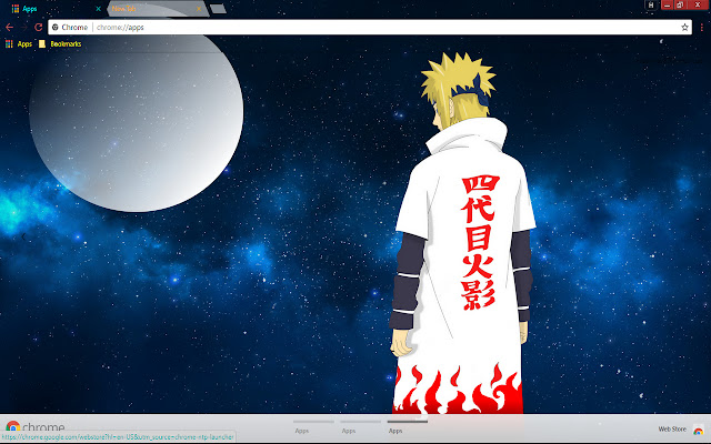 Minato Namikaze Naruto  from Chrome web store to be run with OffiDocs Chromium online