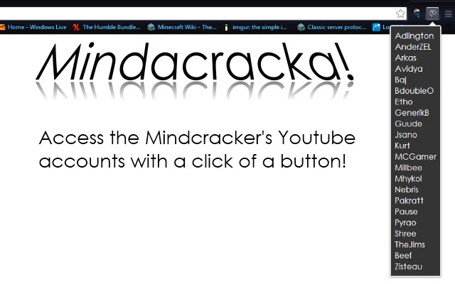 Mindacracka!  from Chrome web store to be run with OffiDocs Chromium online