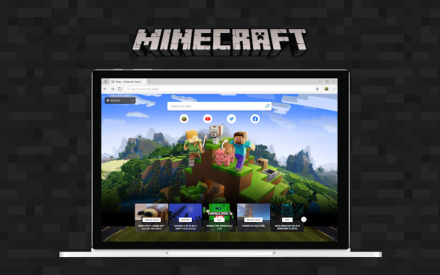 Minecraft New Tab  from Chrome web store to be run with OffiDocs Chromium online