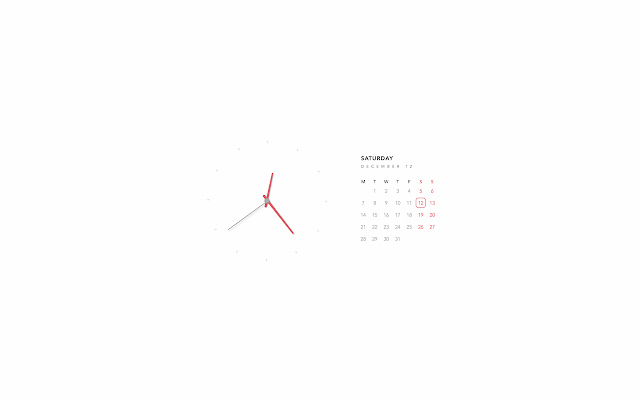 Minimal Calendar  from Chrome web store to be run with OffiDocs Chromium online