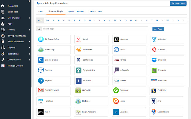 miniOrange Secure Single Sign On Plug in  from Chrome web store to be run with OffiDocs Chromium online