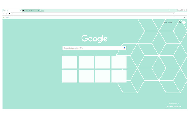 Mint Geometric  from Chrome web store to be run with OffiDocs Chromium online